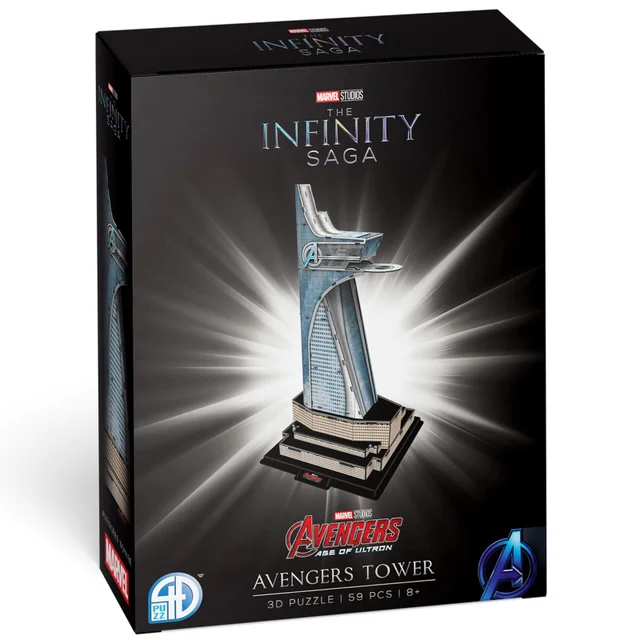 Marvel Studios: Avengers Tower Paper Core 3D Puzzle Model