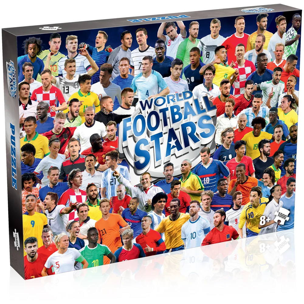 1000 Piece Jigsaw Puzzle - World Football Stars Edition Image 1