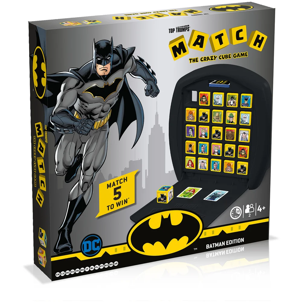 Top Trumps Match Board Game - Batman Edition Image 1