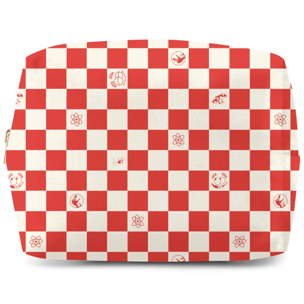 Jurassic Park Mr DNA Checker Board Makeup Bag Image 1