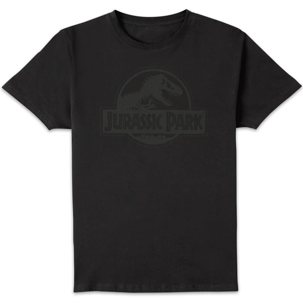 Jurassic Park Monochrome Men's T-Shirt - Black - S Image 1