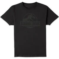 Jurassic Park Monochrome Men's T-Shirt - Black - undefined undefined