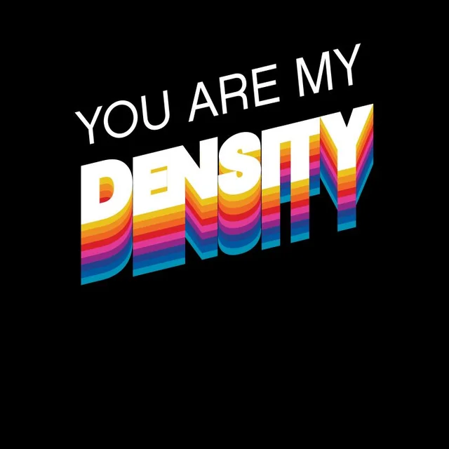 Back To The Future You Are My Density Men's T-Shirt - Black