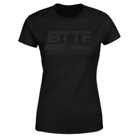 Back To The Future Monochrome Women's T-Shirt - Black - undefined undefined
