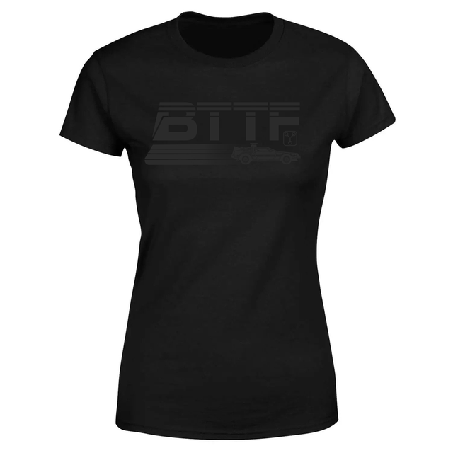 Back To The Future Monochrome Women's T-Shirt - Black