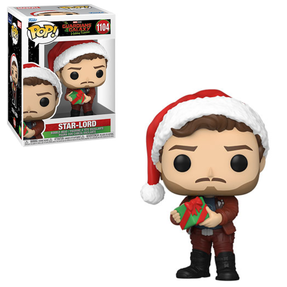 Marvel Guardians of the Galaxy Holiday Star-Lord Funko Pop! Vinyl Image 1