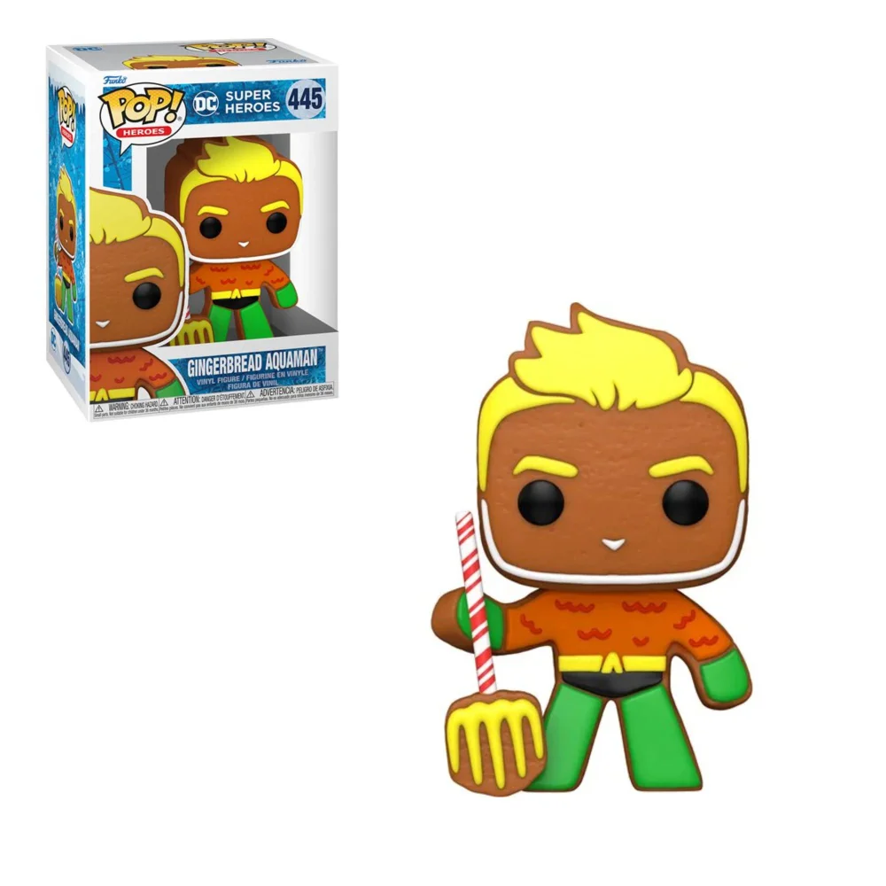 DC Comics Gingerbread Aquaman Funko Pop! Vinyl Image 1