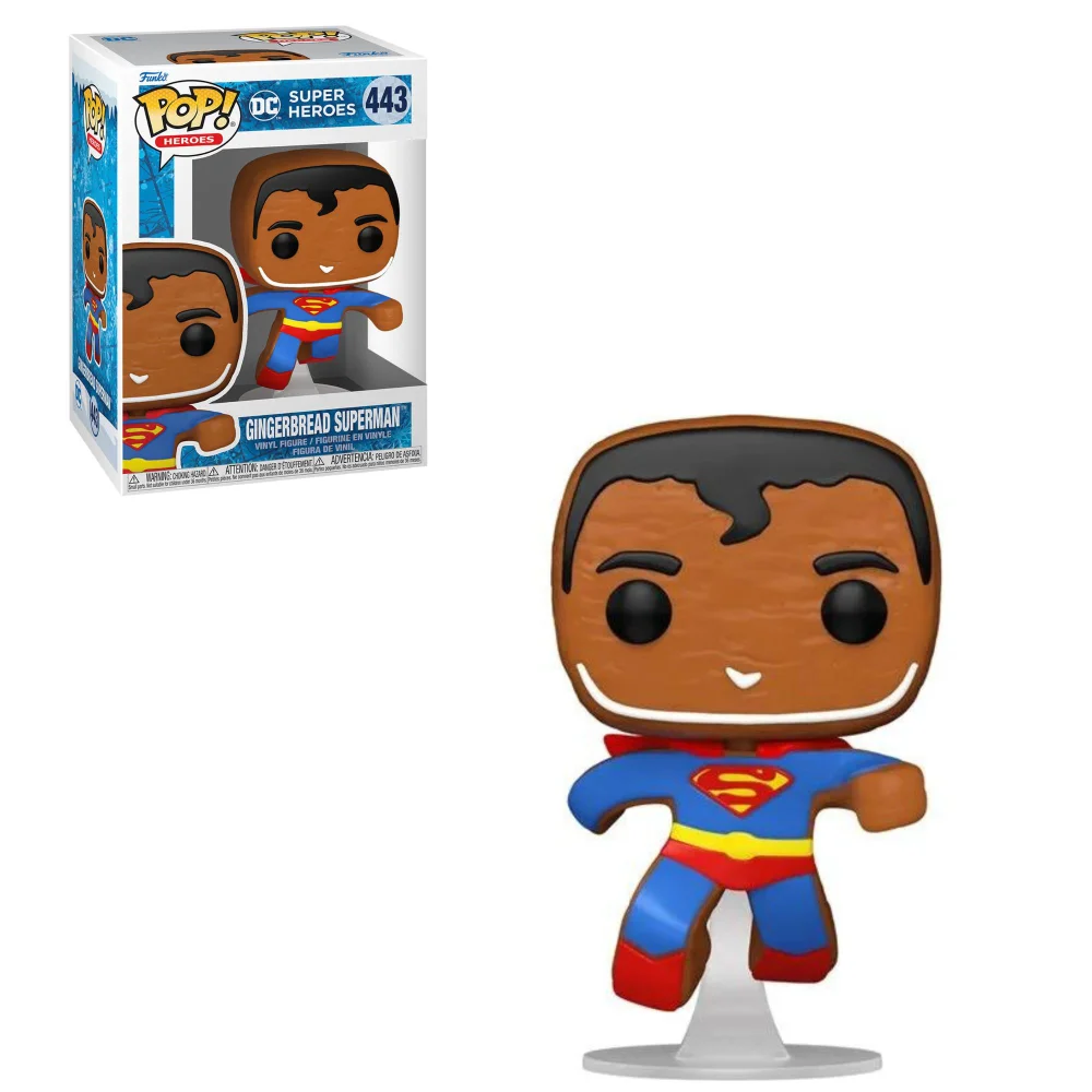 DC Comics Gingerbread Superman Funko Pop! Vinyl Image 1