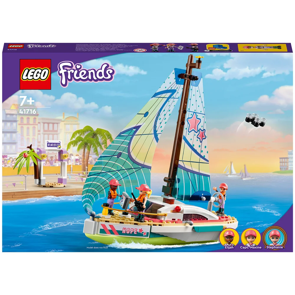 LEGO Friends: Stephanie's Sailing Adventure Boat Toy (41716) Image 1