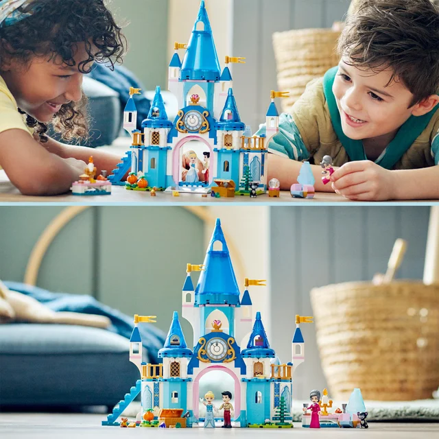 LEGO Disney Cinderella & Prince Charming's Castle Set (43206)