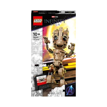 LEGO Marvel I am Groot Set, Baby Groot Buildable Toy (76217)