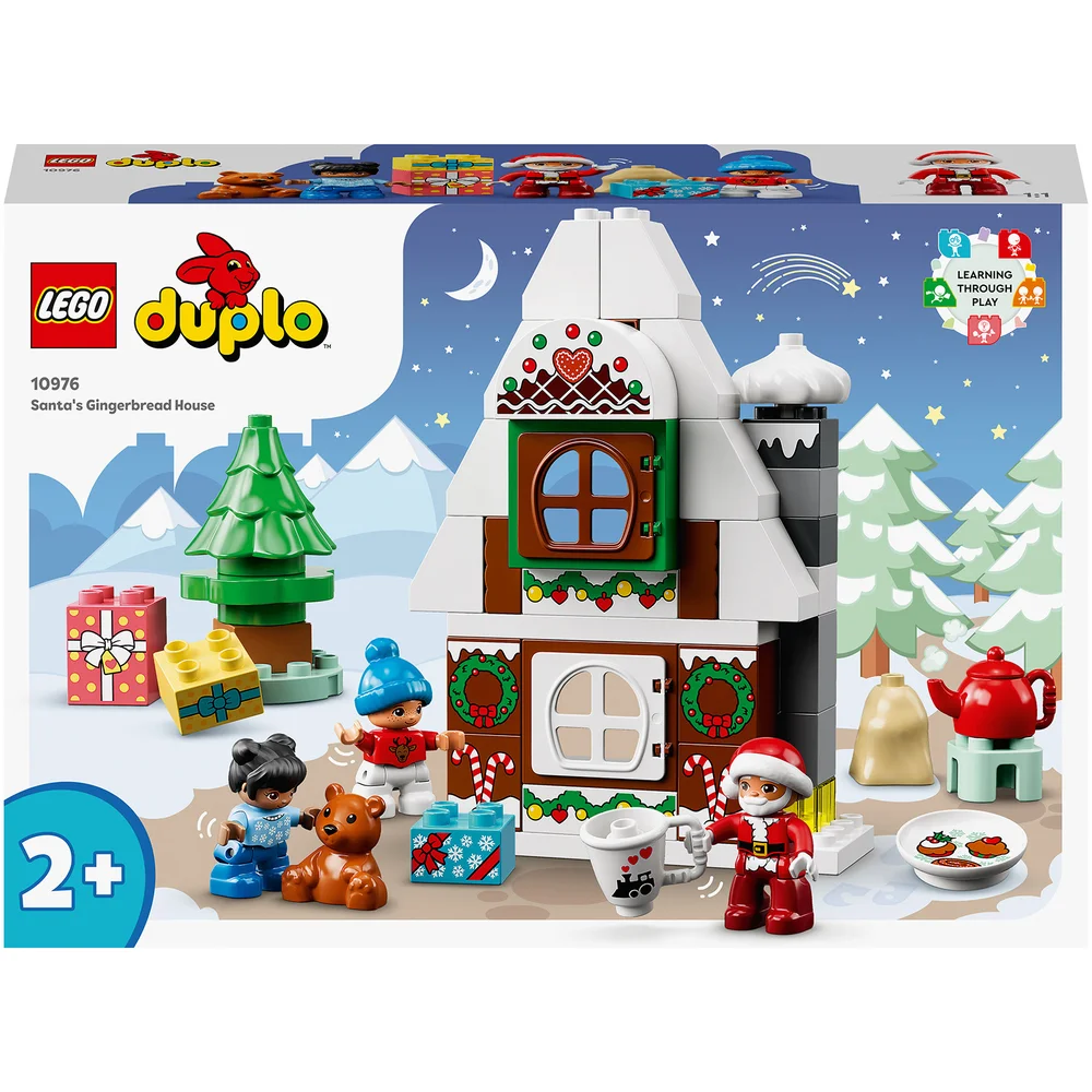 LEGO DUPLO Santa's Gingerbread House Toy for Toddlers (10976) Image 1
