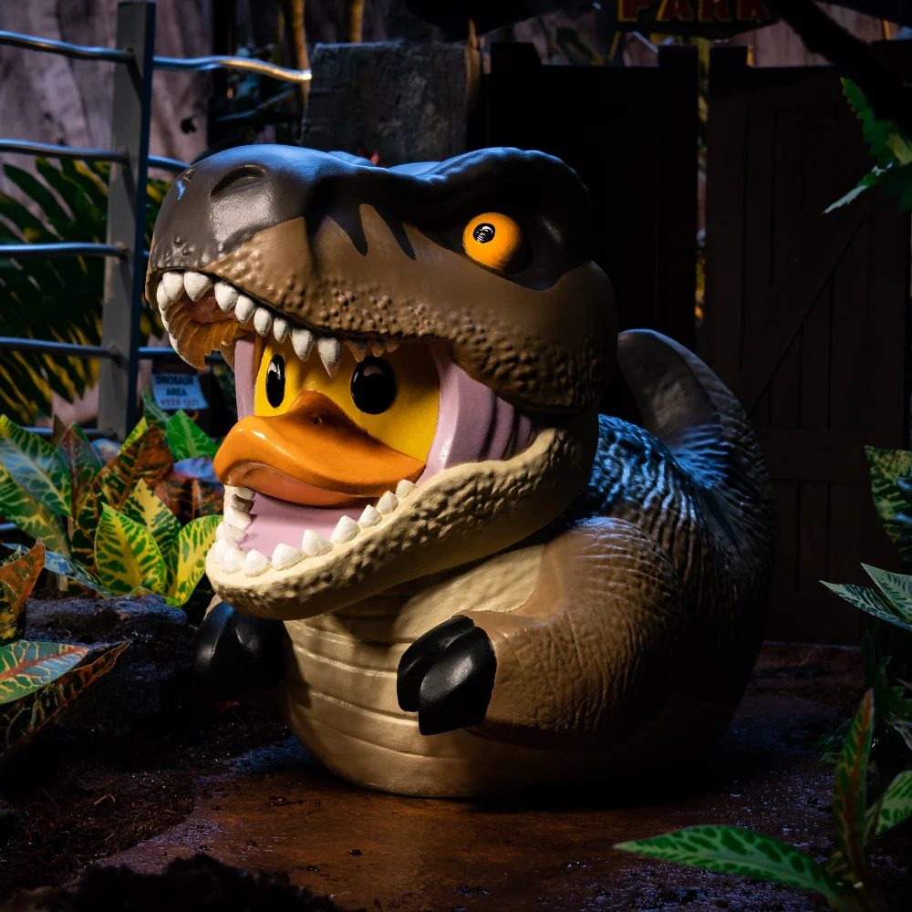 Jurassic Park Limited Edition Giant Collectible 9 Inch T-Rex Tubbz Duck Image 1