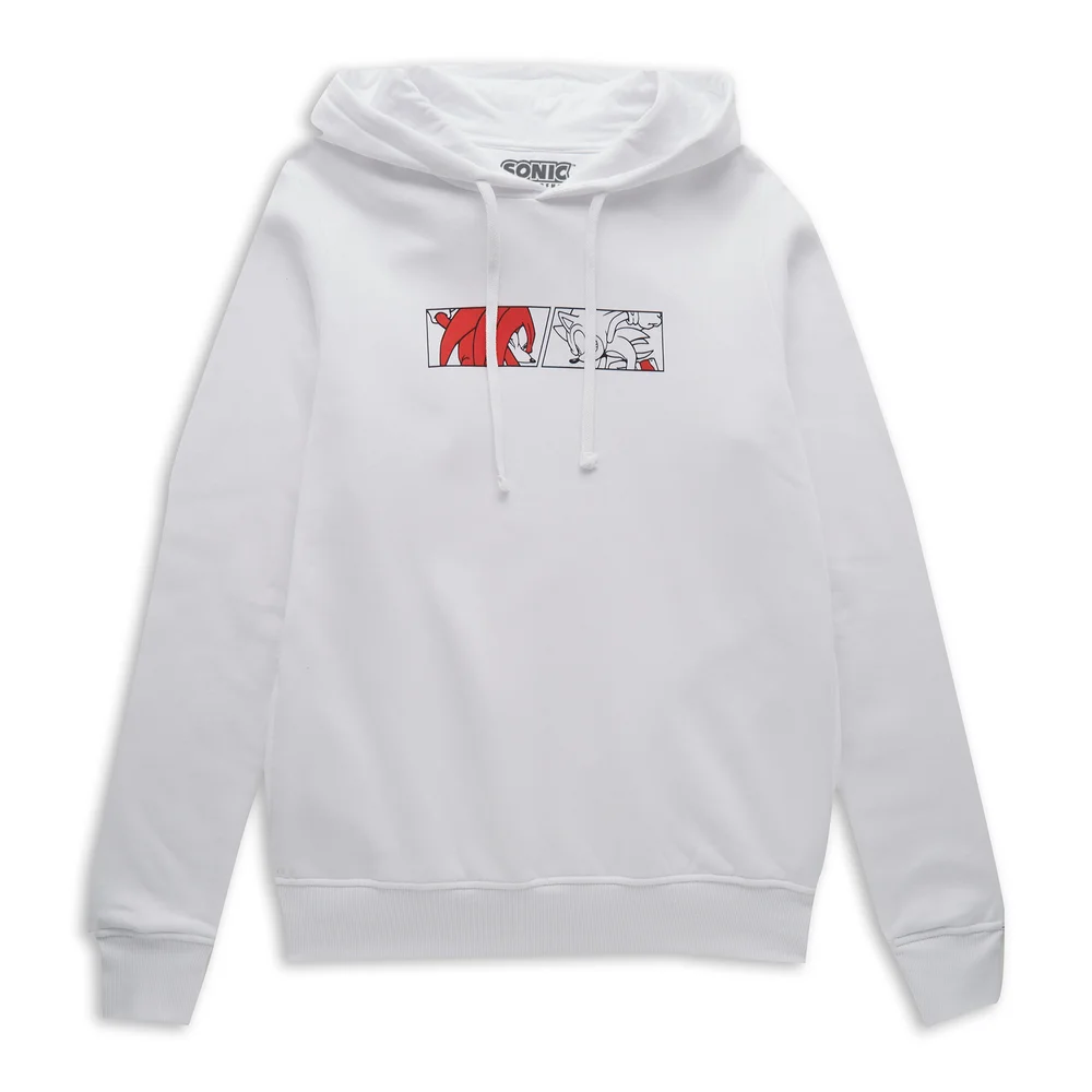 Sonic The Hedgehog Face Off Hoodie - White - S Image 1