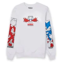 Sonic The Hedgehog Eggmans Master Plan Sweatshirt - White - undefined undefined