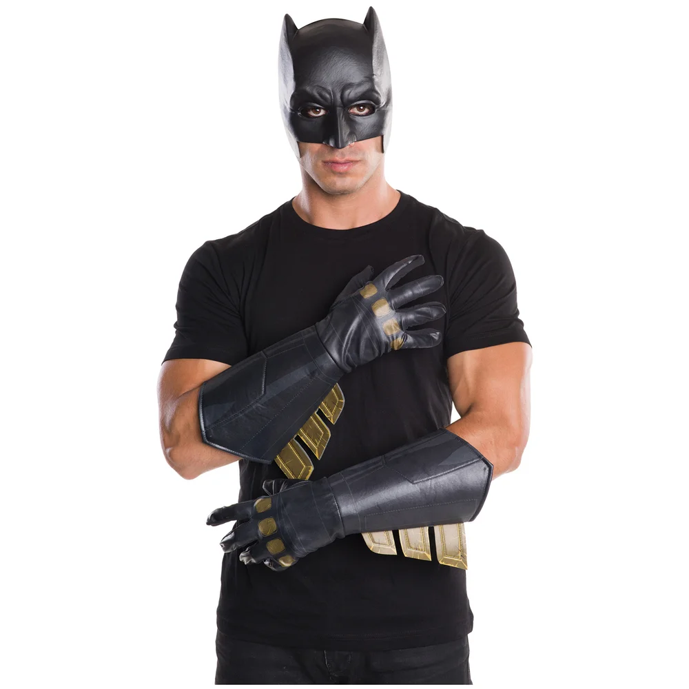 Official Rubies DC Comics Batman Gauntlets Adult Costume Image 1