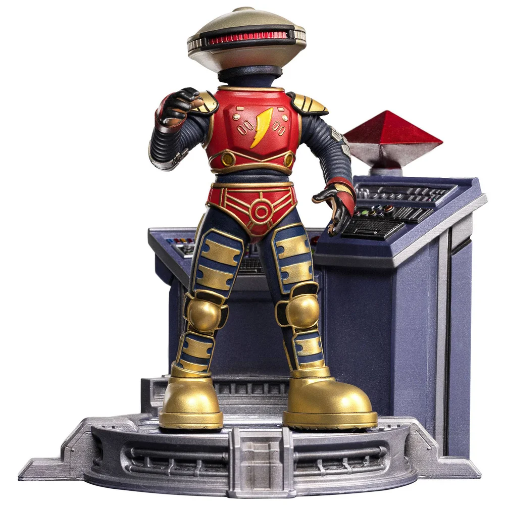 Iron Studios Mighty Morphin Power Rangers 1/10 Deluxe Art Scale Figure Alpha 5 Image 1