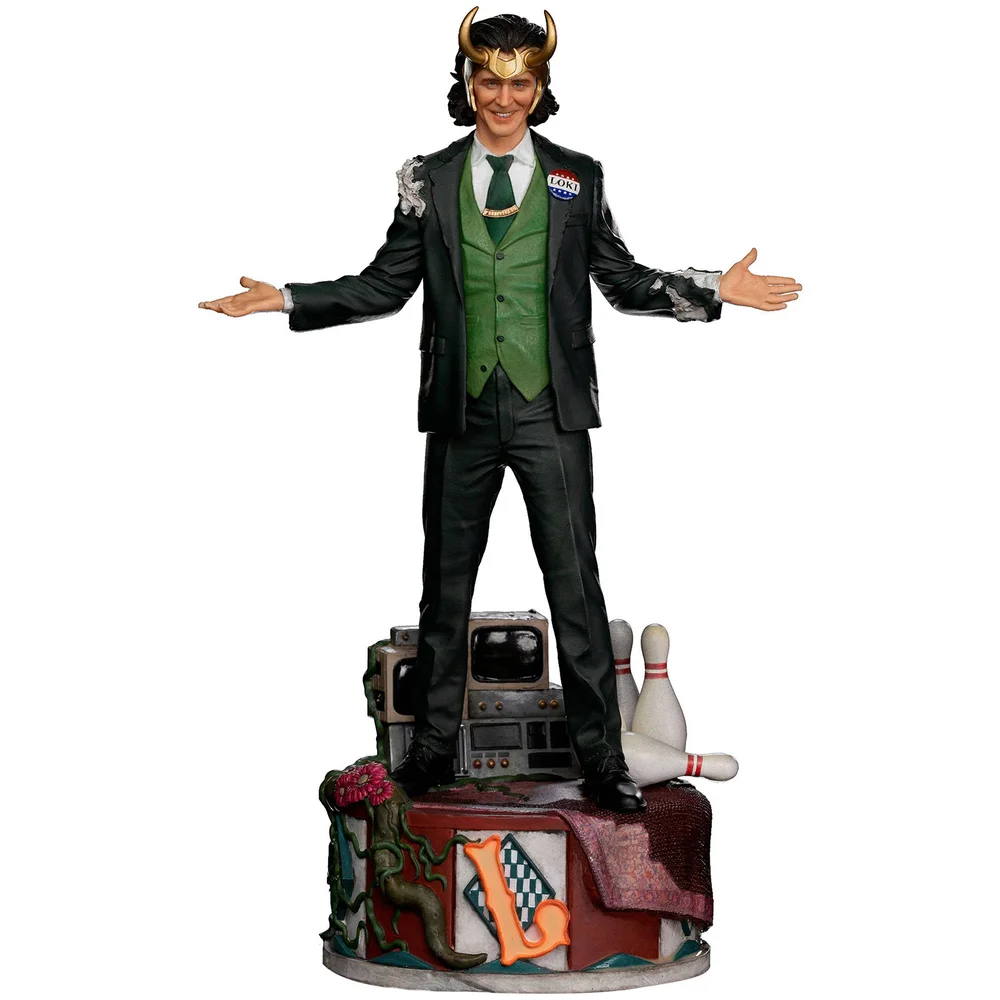 Iron Studios Marvel Loki 1/10 Art Scale Figure Loki President Ver. Image 1
