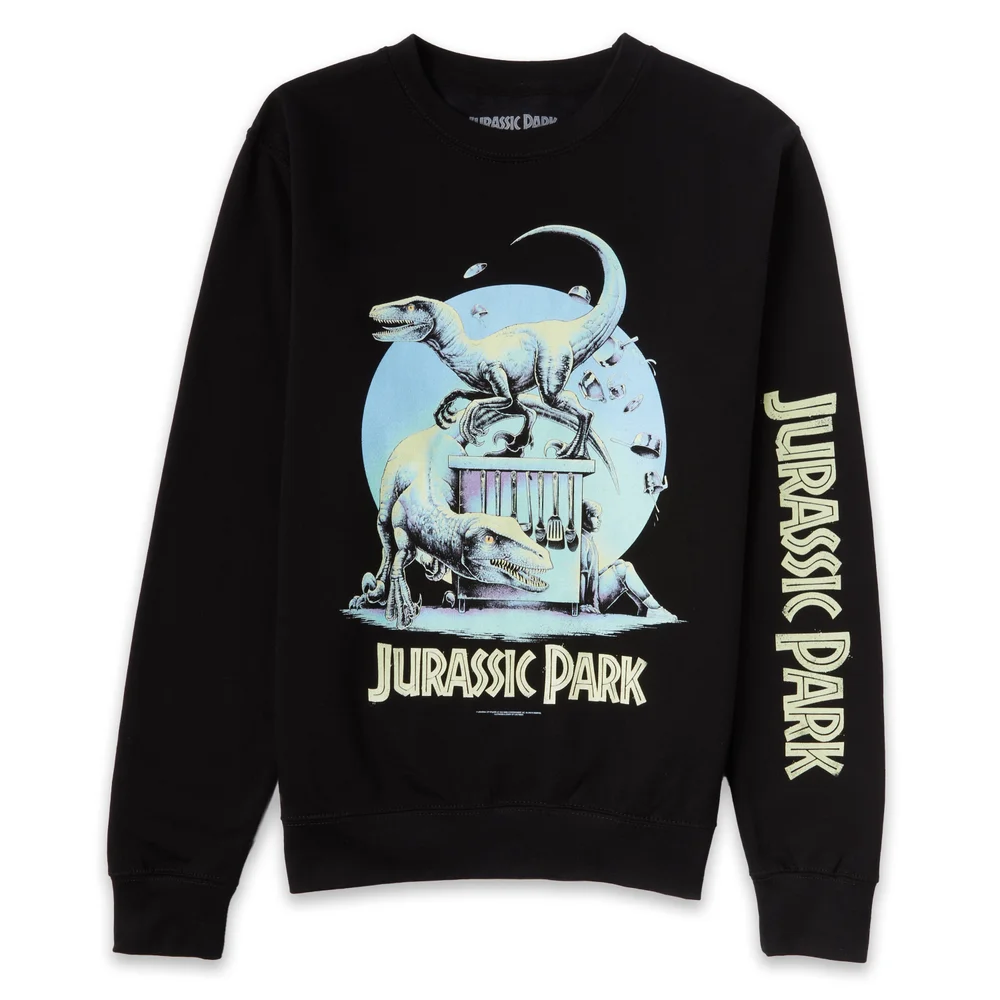 Luke Preece x Jurassic Park An Adventure 65 Million Years In The Making Unisex Sweatshirt - Black - S Image 1