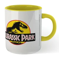 Jurassic Park Yellow Logo Mug - Yellow - undefined undefined