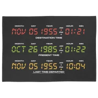 Back To The Future Destination Clock Tea Towel - undefined undefined