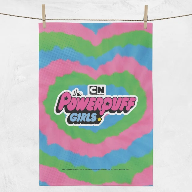 Powerpuff Girls Power Puff Girls Logo Tea Towel