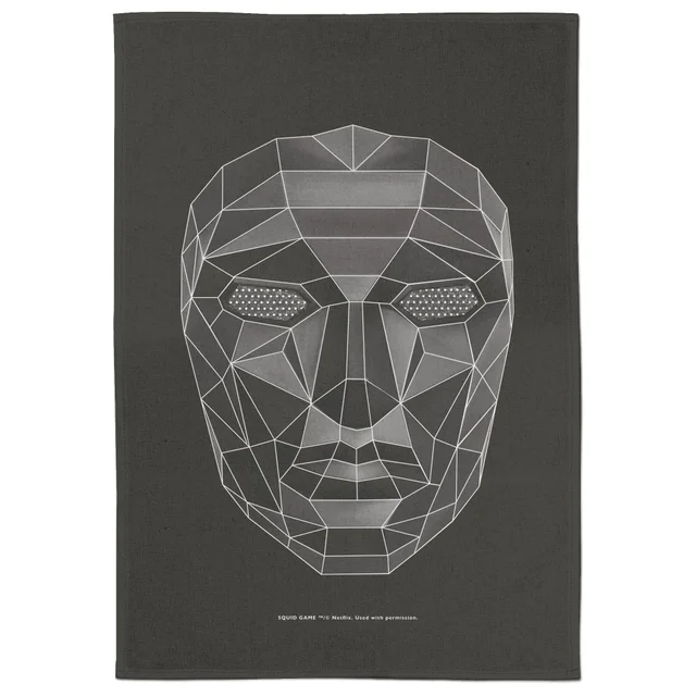 Squid Game Front Man Mask Tea Towel