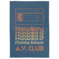 Stranger Things Hawkins A.V. Club Tea Towel - undefined undefined