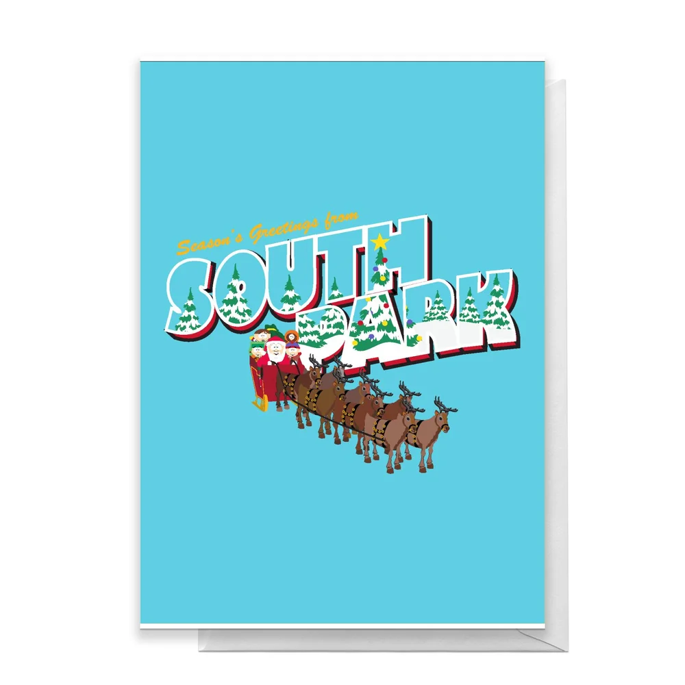 South Park Seasons Greetings Greetings Card - Large Card Image 1
