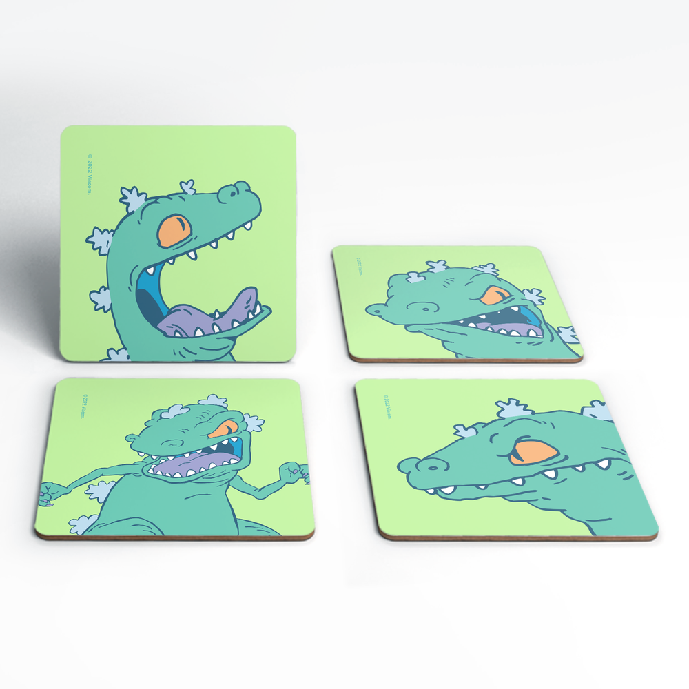 Nickelodeon Rugrats Reptar Coaster Set Image 1