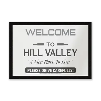 Back To The Future Hill Valley Entrance Mat