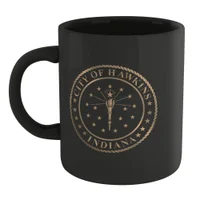 Stranger Things City Of Hawkins Mug - Black - undefined undefined
