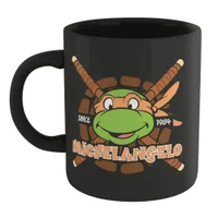 Teenage Mutant Ninja Turtles Michaelangelo Mug - Black - undefined undefined