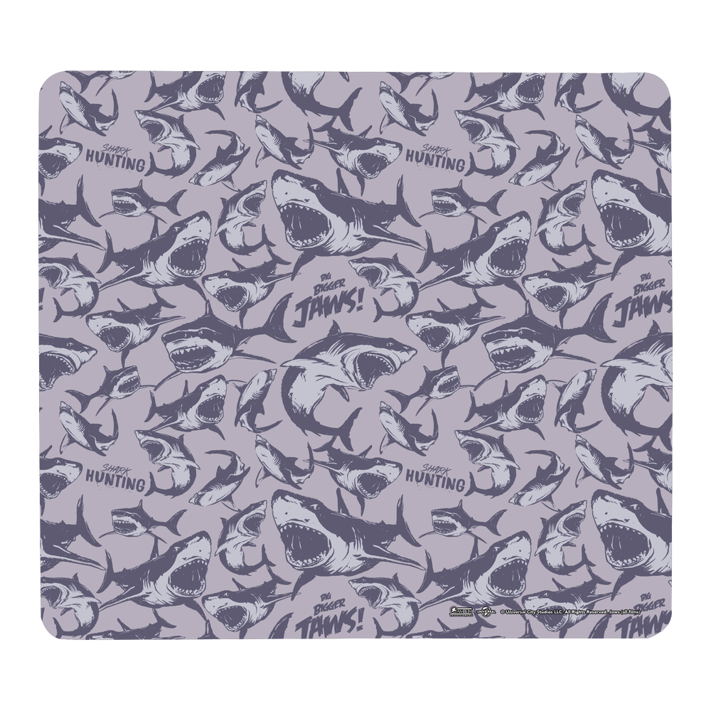 Jaws Sharks Gaming Mouse Mat - Small Image 1