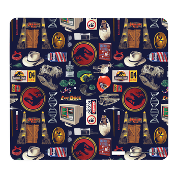 Jurassic Park Retro Icons Gaming Mouse Mat