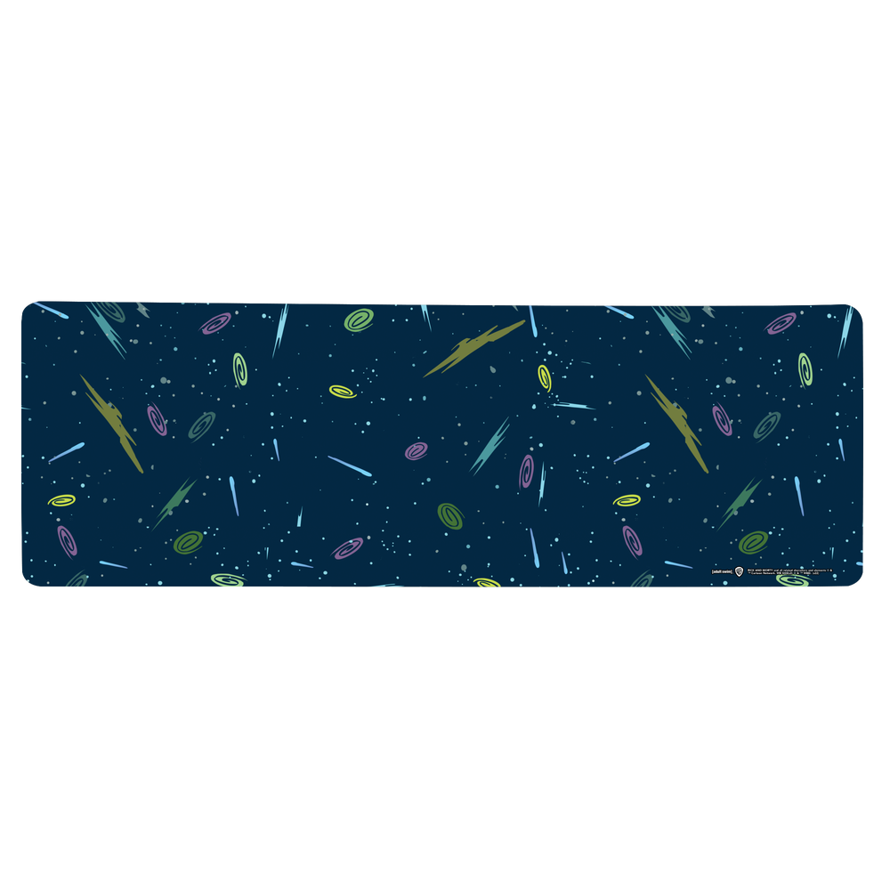 Rick and Morty Space Background Gaming Mouse Mat - Medium Image 1
