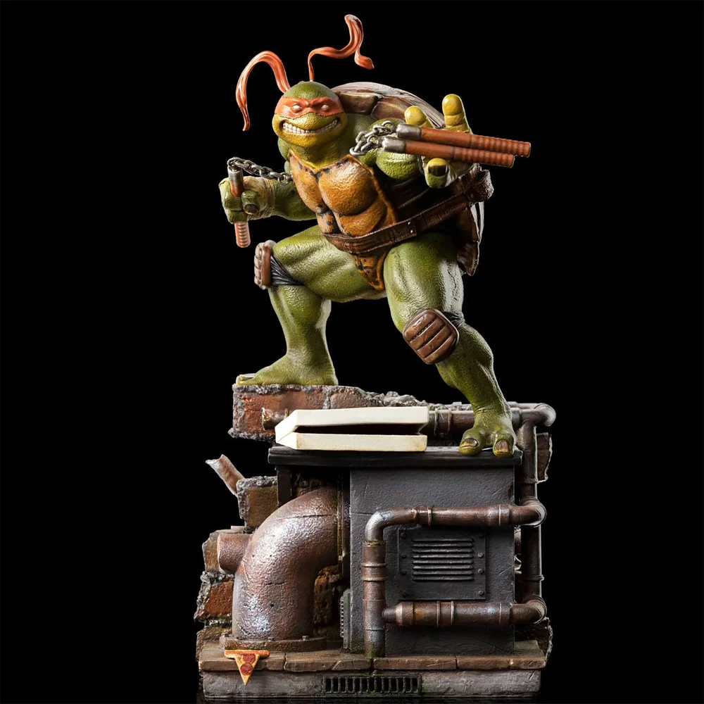 Iron Studios Teenage Mutant Ninja Turtles Michelangelo 1/10 BDS Art Scale Statue Image 1