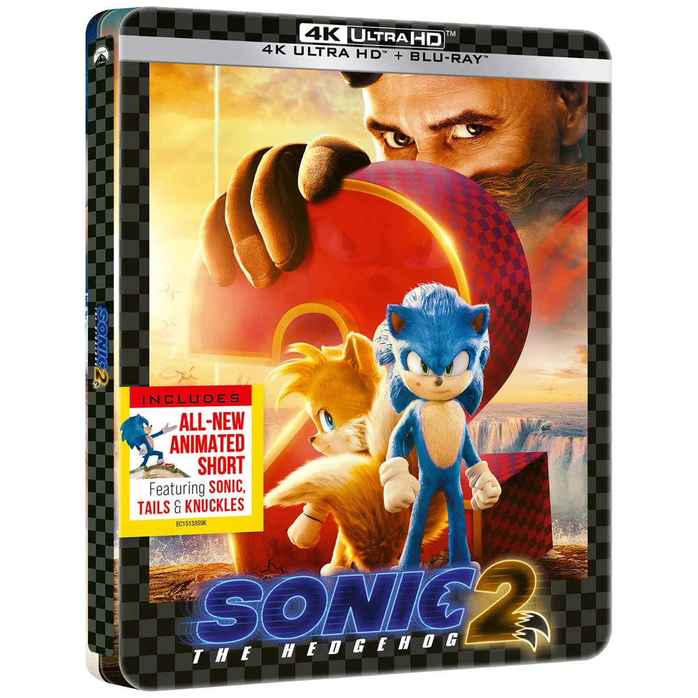 Sonic The Hedgehog 2 - 4K Ultra HD Steelbook Image 1