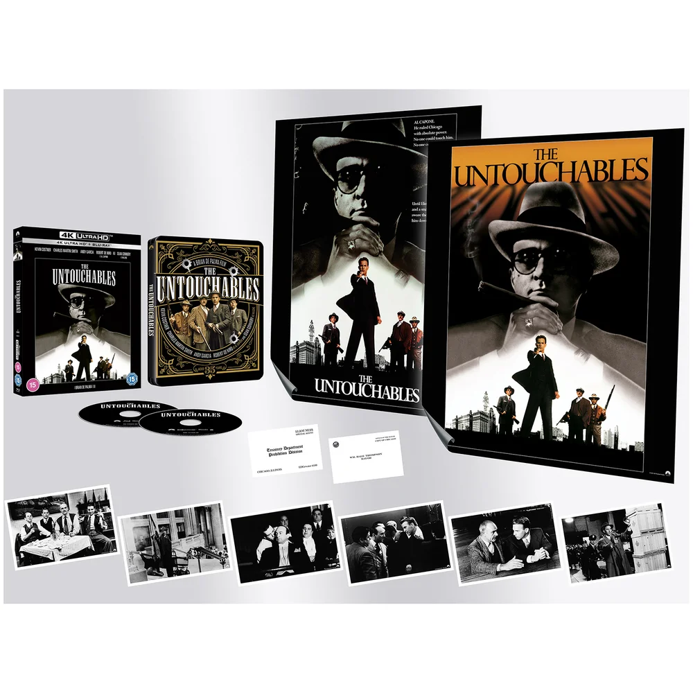The Untouchables - 4K Ultra HD Special Collectors Edition Steelbook (includes Blu-ray) Image 1
