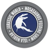Jurassic Park Mosasaurus Feeding Show Round Bath Mat - undefined undefined