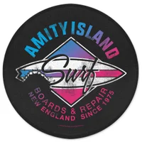 Jaws Amity Island Surf Round Bath Mat - undefined undefined