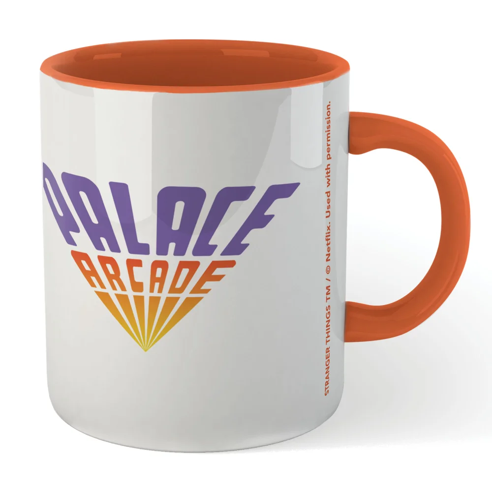 Stranger Things Palace Arcade Mug - Orange Image 1