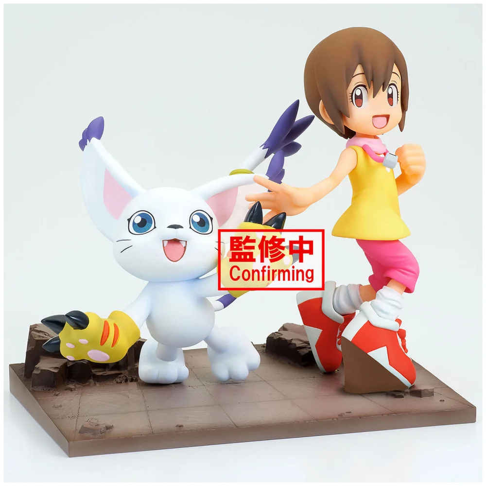 Banpresto Digimon Adventure DXF Adventure Archives Hikari & Tailmon Figure Image 1