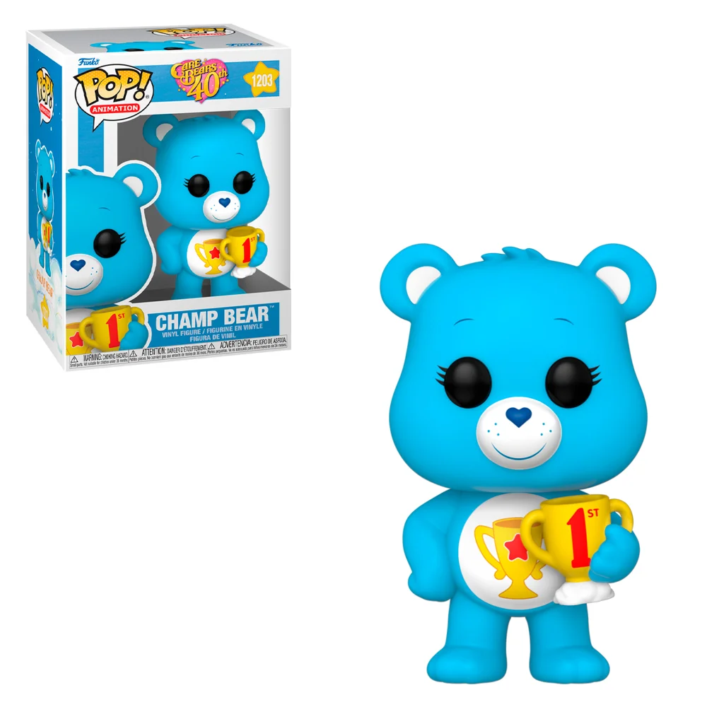 Care Bears 40th Anniversary Champ Bear Funko Pop! Vinyl Image 1