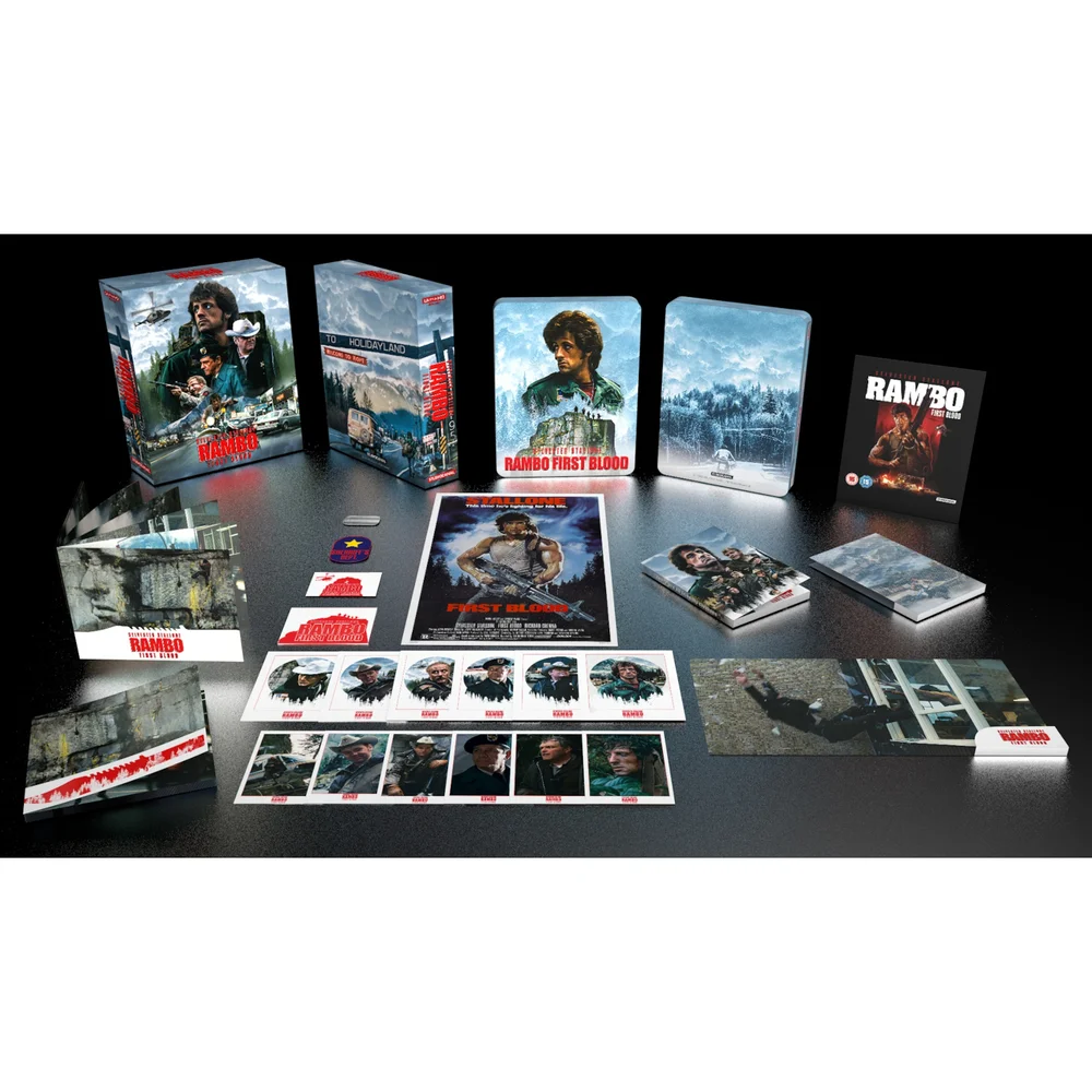 Rambo First Blood 4K Ultra HD Zavvi Exclusive Steelbook Slipcase Edition Image 1