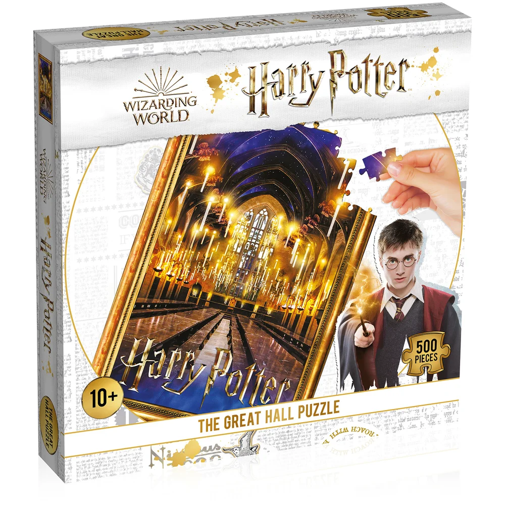 500 Piece Jigsaw Puzzle - Harry Potter The Great Hall Edition Image 1