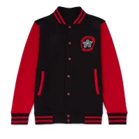 Stranger Things Demogorgon Hunter Unisex Varsity Jacket - Black/Red