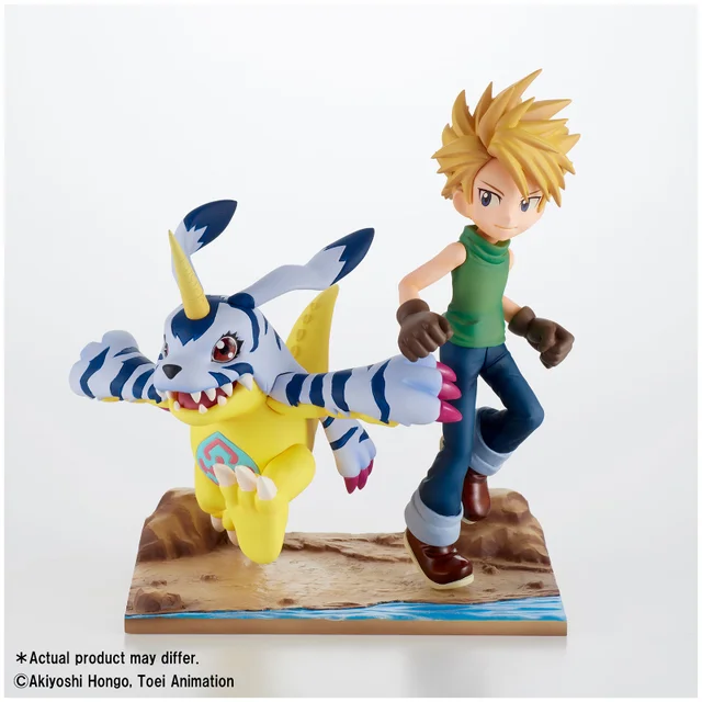 Digimon Adventure DXF Adventure Archives Yamato & Gabumon Statue