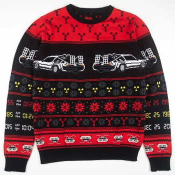 Back to the Future 1.21 Jinglewatts Knitted Christmas Jumper