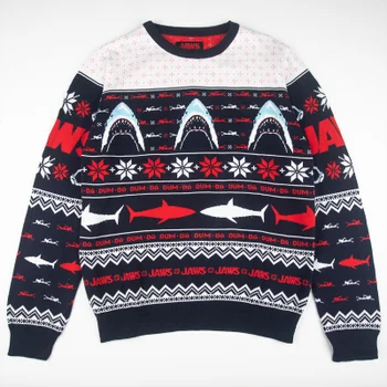 Jaws Great White Christmas Knitted Jumper